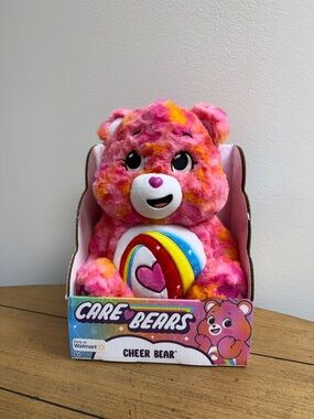 Care Bears Cheer Bear Plush - Pink Orange Yellow Multicolor